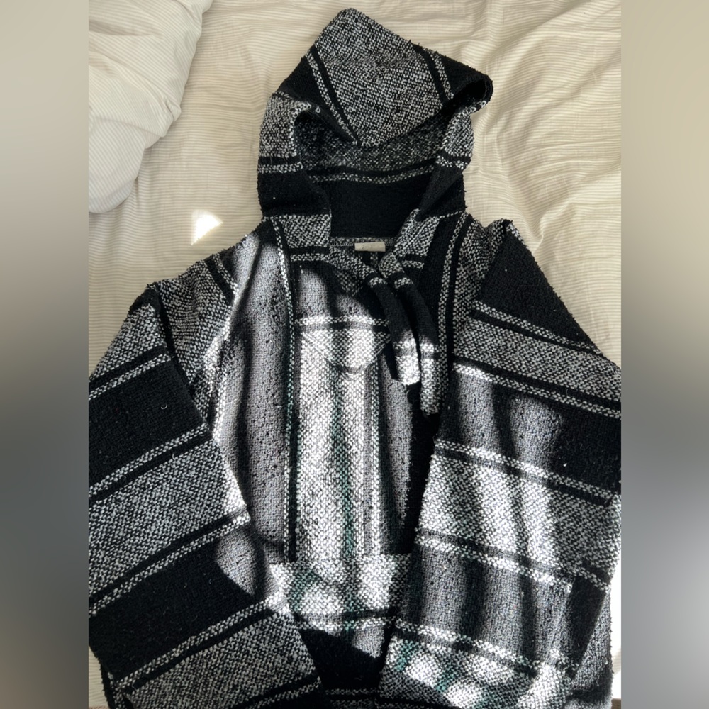 unisex boho pullover poncho